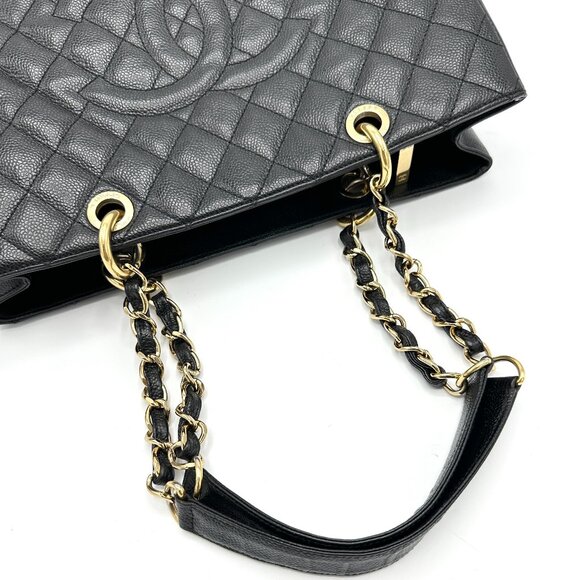 Chanel CC Black Caviar Grand Shopping Tote - Picture 8 of 10